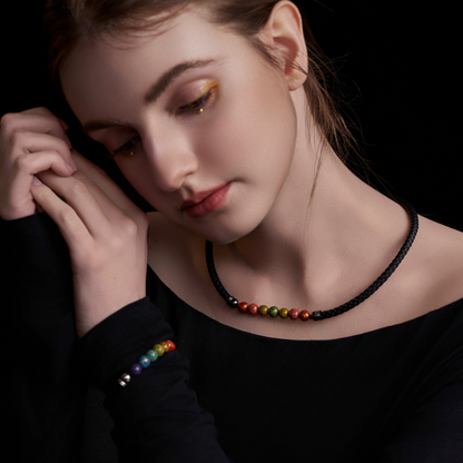 Carnival (Lucky Charm) Lacquer Hand Painted Necklace