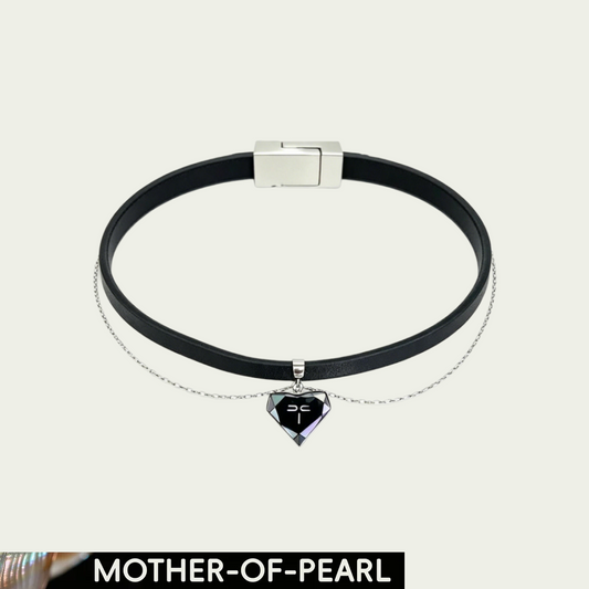 Iris Mother-of-Pearl Inlay Choker