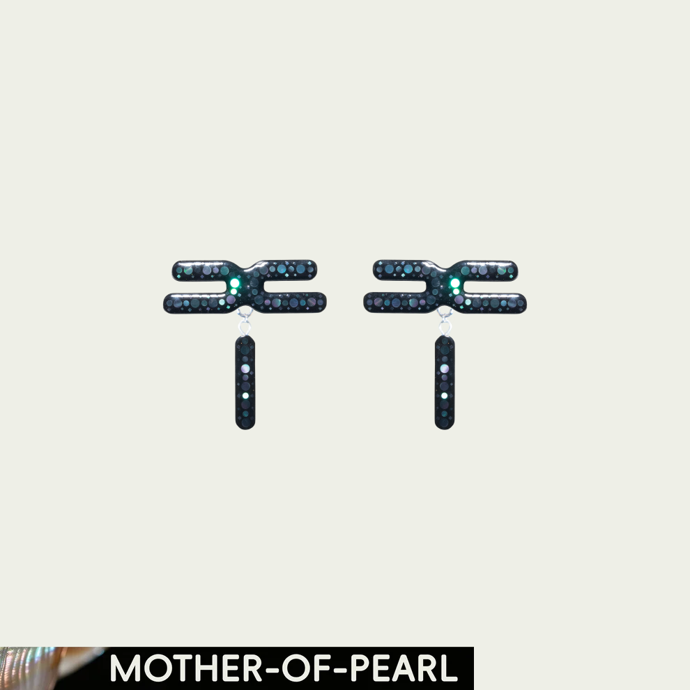 Isis (Love at First Sight) Mother-of-Pearl Inlay Earring