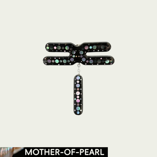 Isis (Love at First Sight) Mother-of-Pearl Inlay Brooch