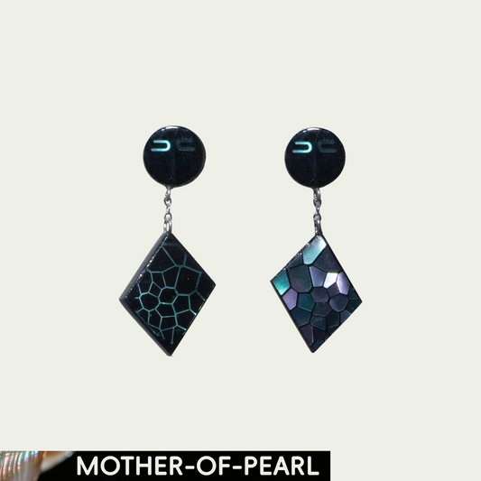Tethys Mother-of-Pearl Inlay Earring