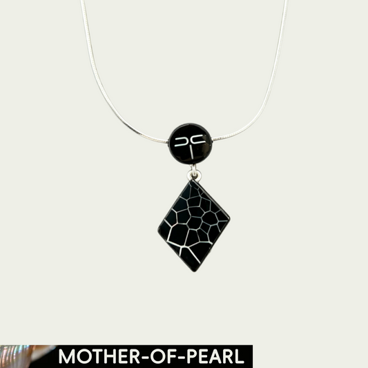 Tethys Mother-of-Pearl Inlay Necklace A
