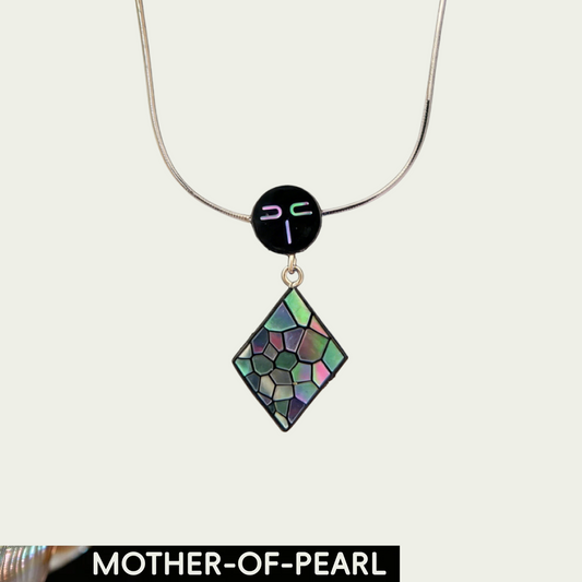 Tethys Mother-of-Pearl Inlay Necklace B