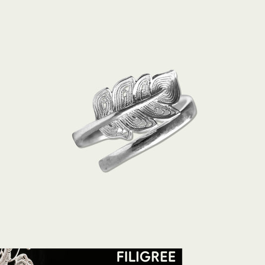 New Life Filigree Inlay Ring