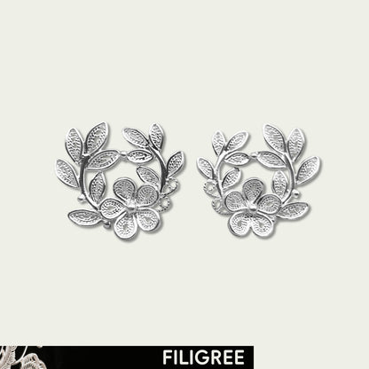 Glory Filigree Inlay Earring