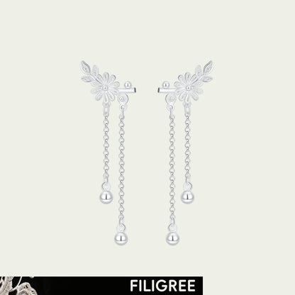 Daisy (Blossoms) Filigree Inlay Earring