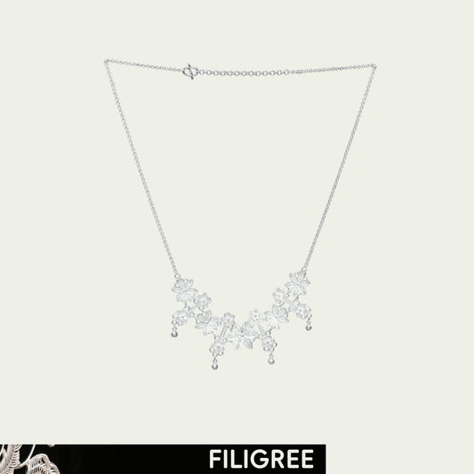 Lovise (Thelma and Lovise) Filigree Inlay Necklace