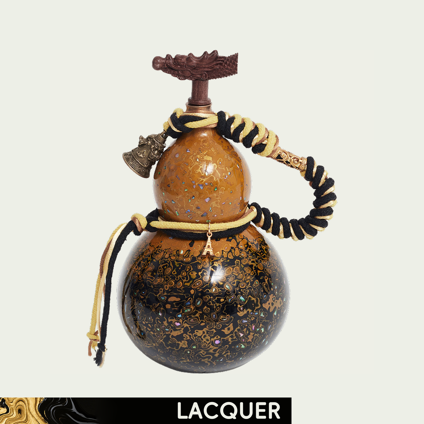 Dragon Daqi Lacquered Hand Painted Fulu Bottle