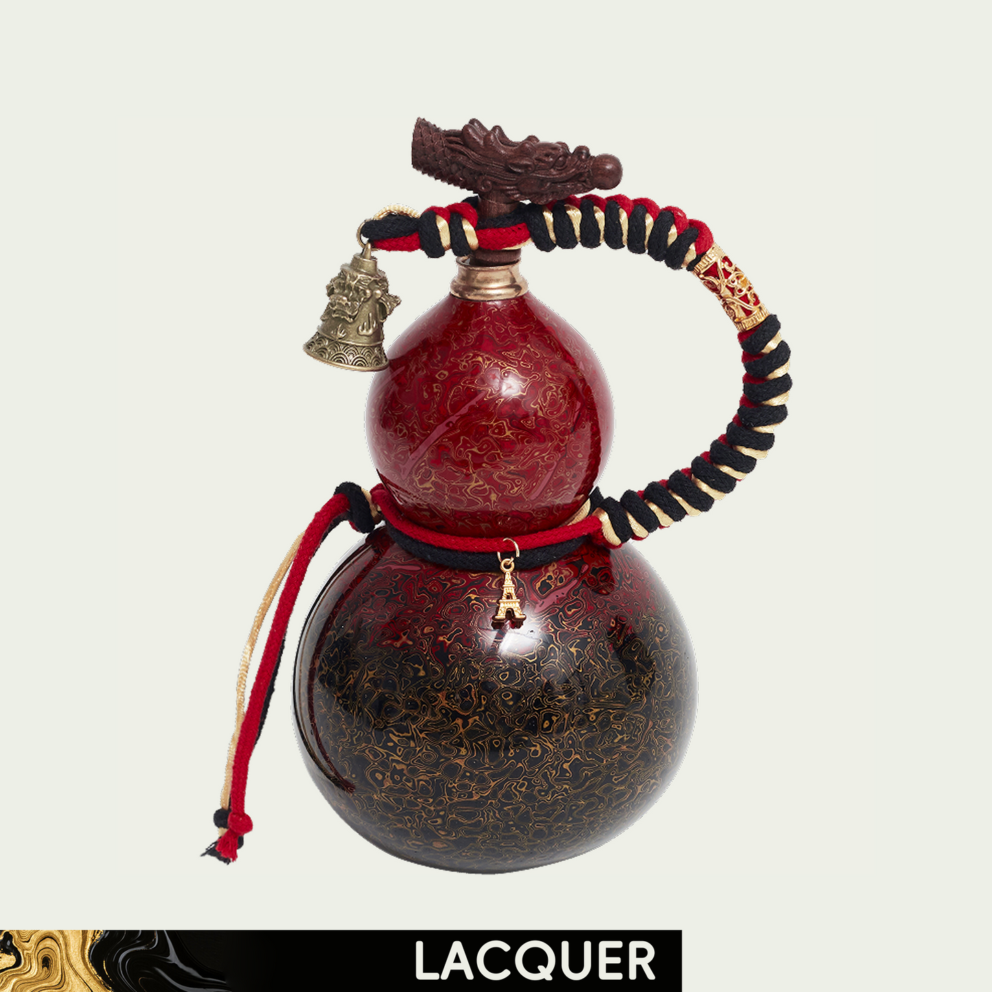 Dragon Daqi Lacquered Hand Painted Fulu Bottle