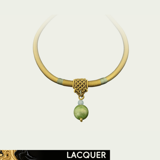 Kelly (Pure Beads) Lacquer Hand Painted Necklace