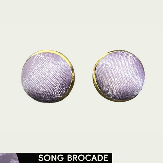 Rabbit Under the Moon (Pure Beads) Song Brocade Ear Stud
