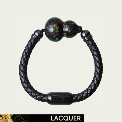 Starlit Dark (Fulu) Daqi Lacquer Hand Painted Bracelet