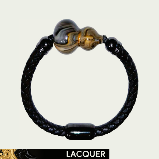 Angel and Evil (Fulu) Daqi Lacquer Hand Painted Bracelet