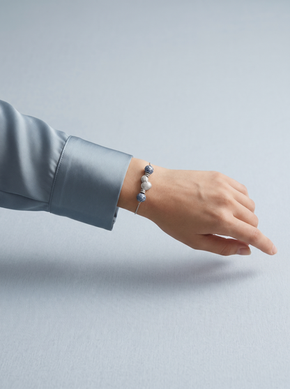 Silence (Resonance) Kesi Bracelet — worn on wrist