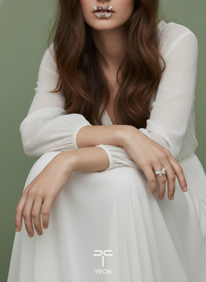 Fly (Butterfly) Filigree Inlay Ring