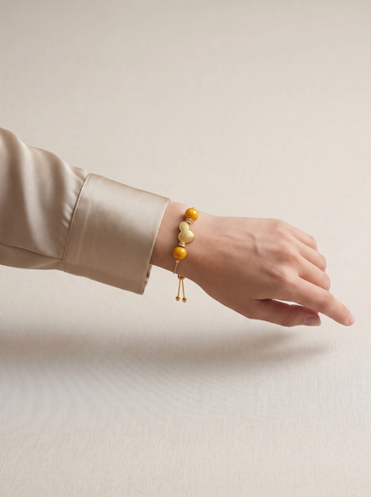 Warmth (Resonance) Kesi Bracelet — worn on wrist