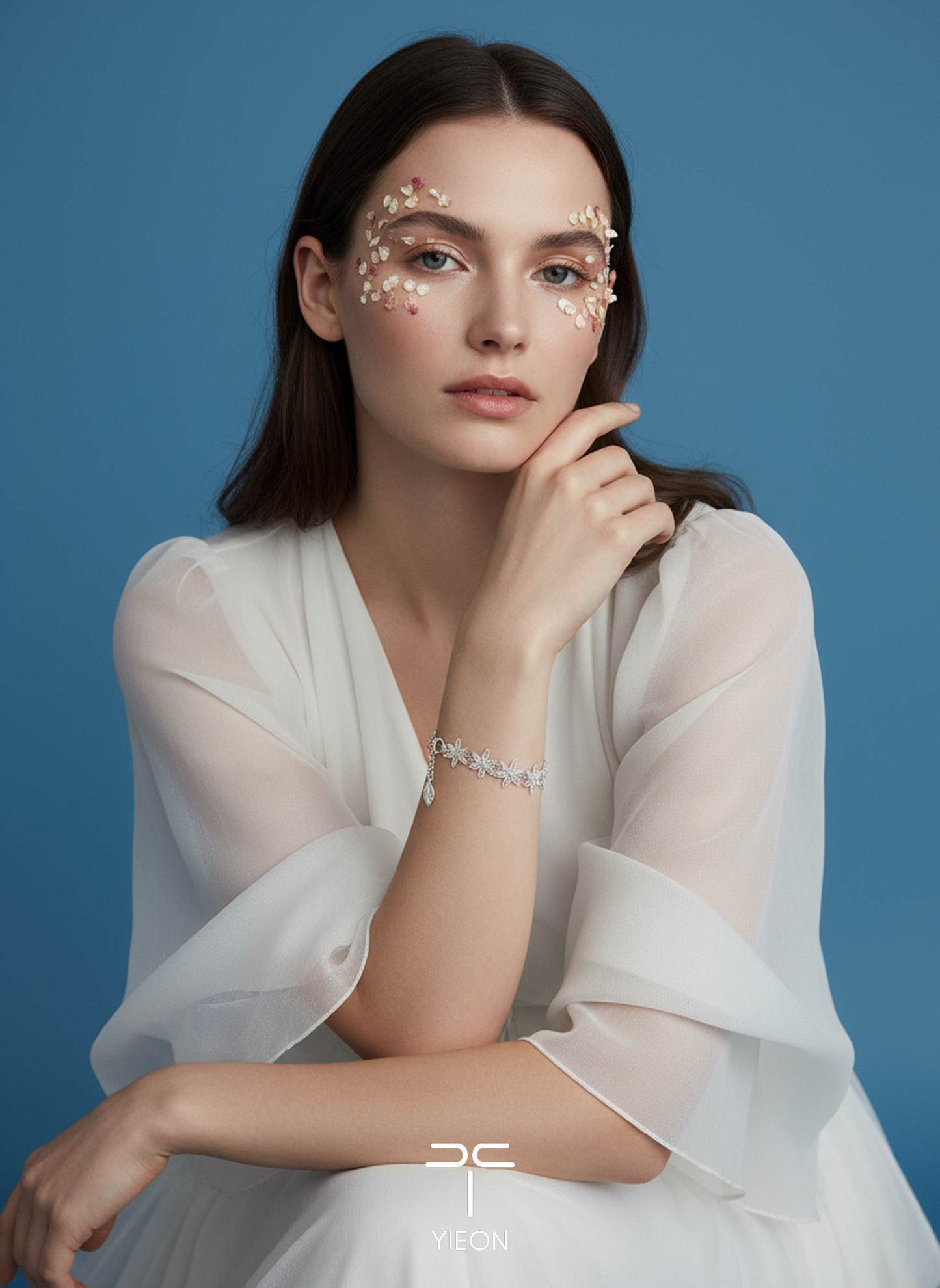 Lily (Blossoms) Filigree Inlay Bracelet