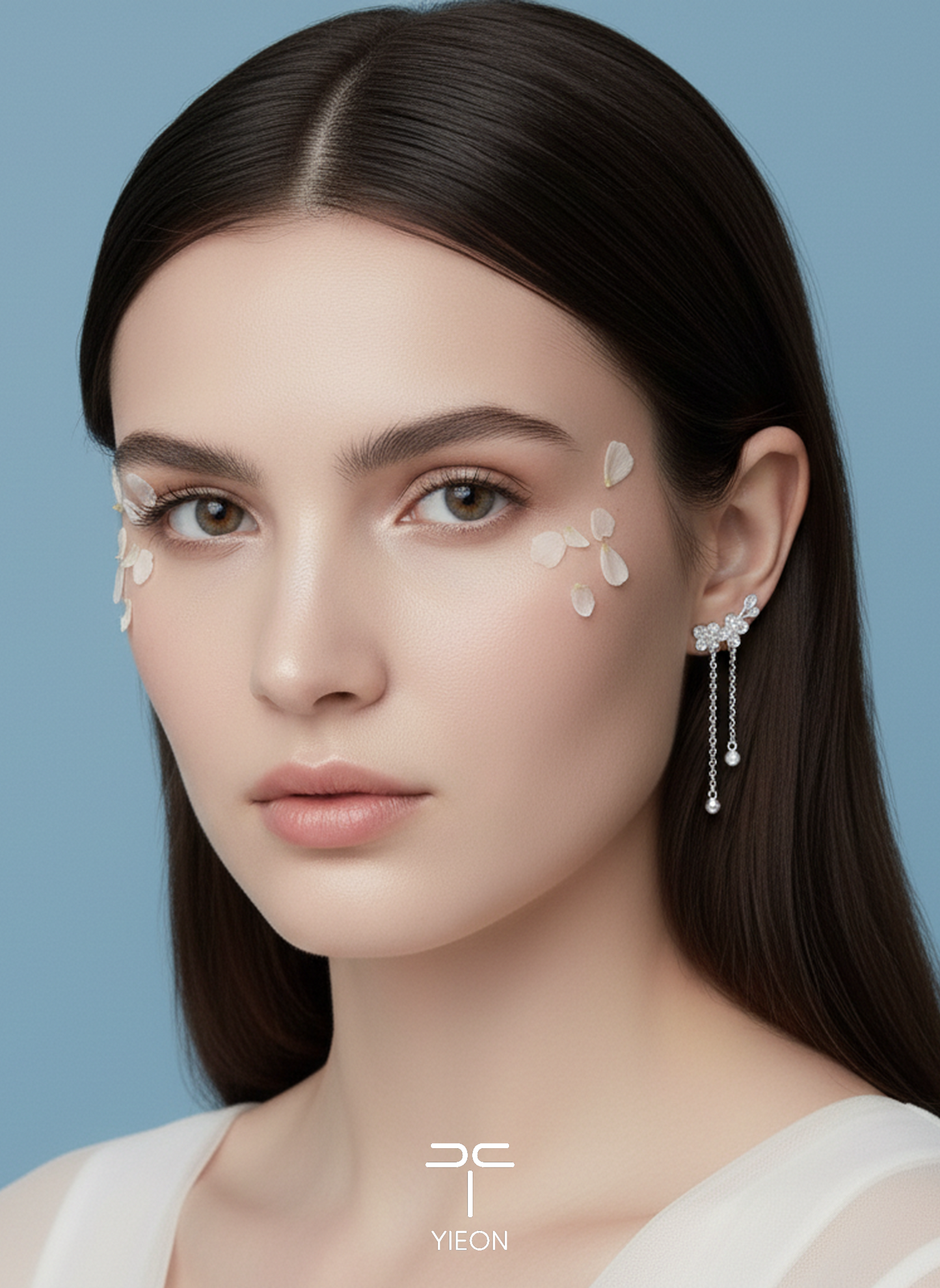 Peach Blossom (Blossoms) Filigree Inlay Earring