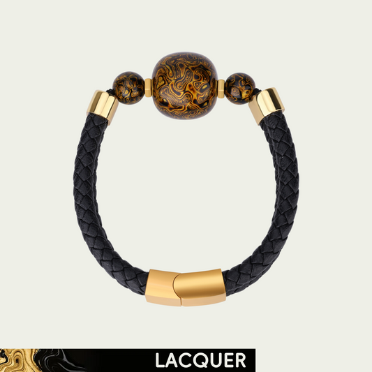 Thriving Hand-Painted Lacquer Bracelet