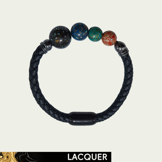 True North Hand-Painted Lacquer Bracelet