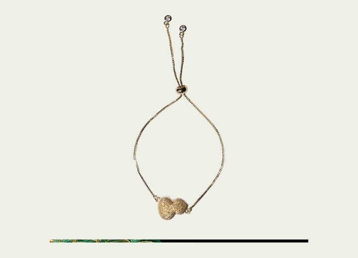 Klimt’s Golden Reverie (Gallery on Silk) Kesi Bracelet