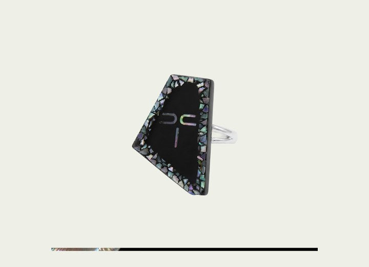 Eos Mother-of-Pearl Inlay Ring