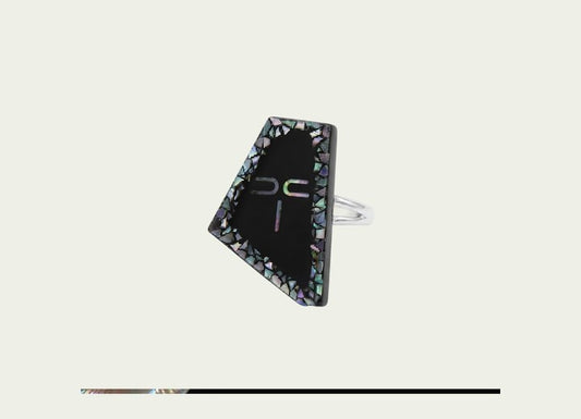 Eos Mother-of-Pearl Inlay Ring
