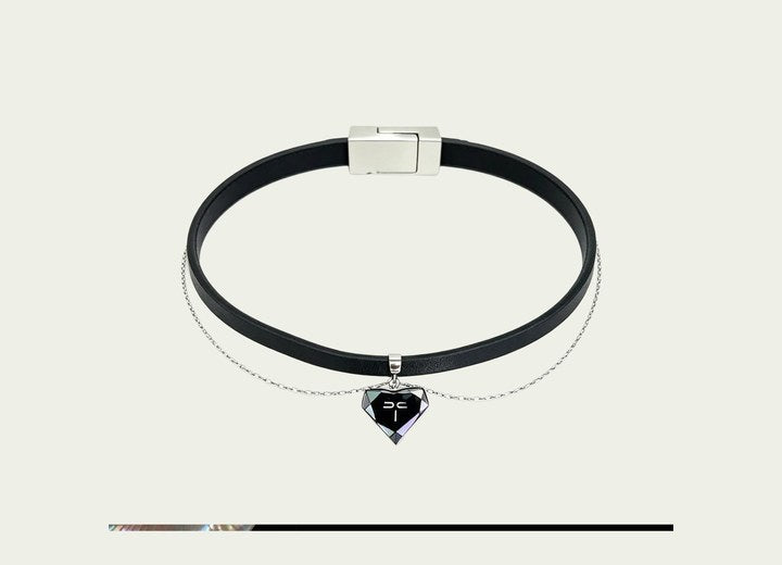 Iris Mother-of-Pearl Inlay Choker