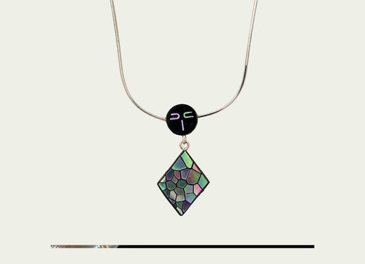 Tethys Mother-of-Pearl Inlay Necklace B
