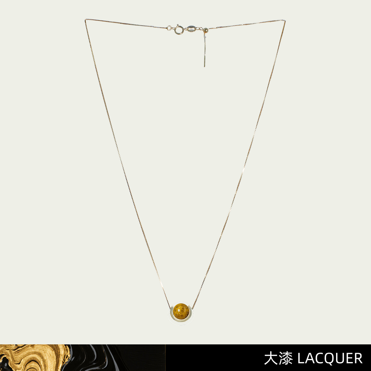 Shine (Birth Code) Hand-Painted Lacquer Necklace