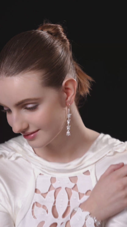 Lily (Blossoms) Filigree Inlay Earring