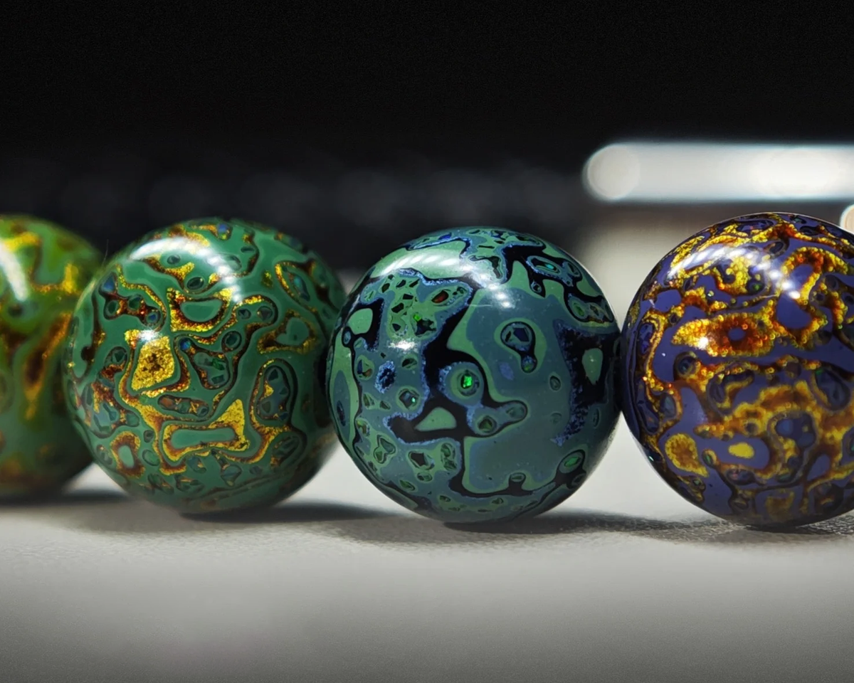 Reverie (Legend in Colors–The Forbidden City) Hand-Painted Lacquer Bracelet